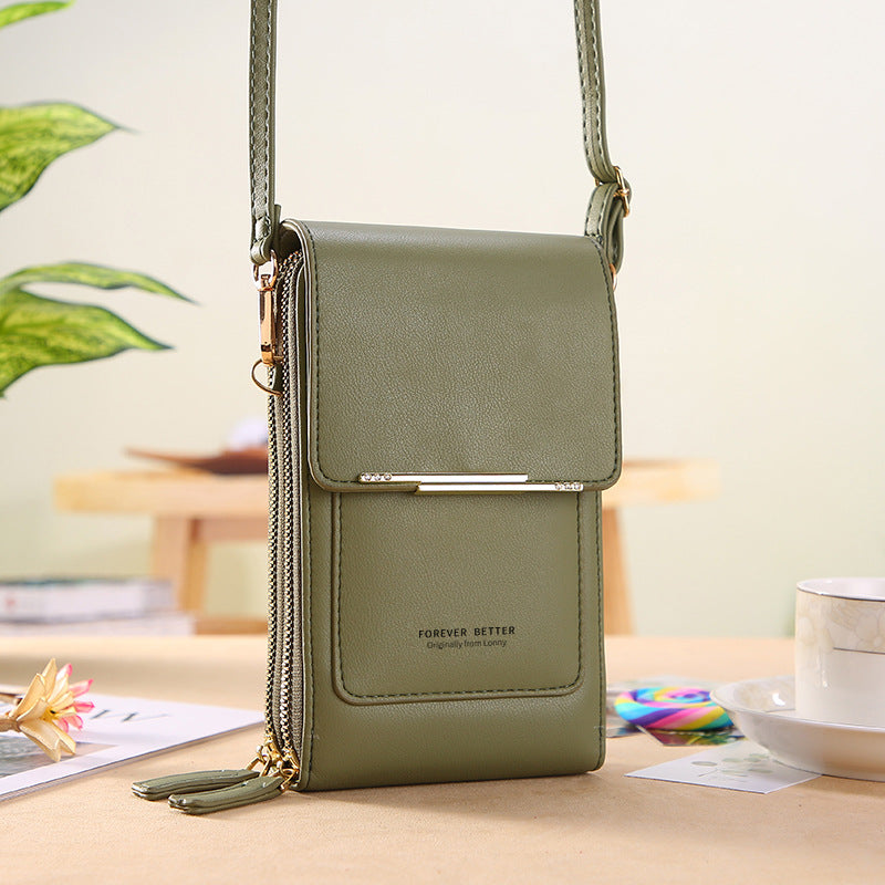 Ladies Touch Screen Mobile Phone Bag Vertical Crossbody - photo 5