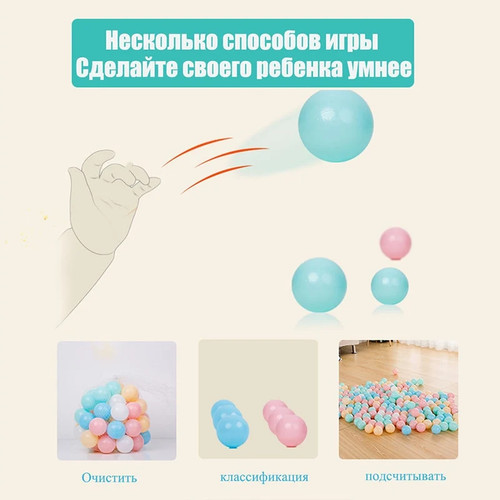 Baby Playpen with 100 Ocean Balls - photo 4