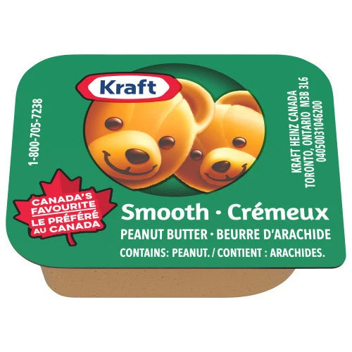Kraft Peanut Butter - Single Serve - 200 x 18g/Case