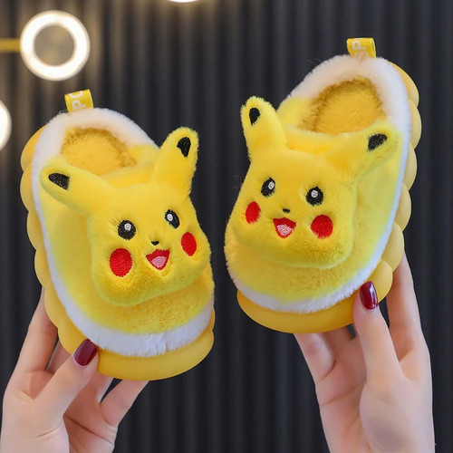 Winter children's cotton slippers, cute cartoon home for girls - photo 5