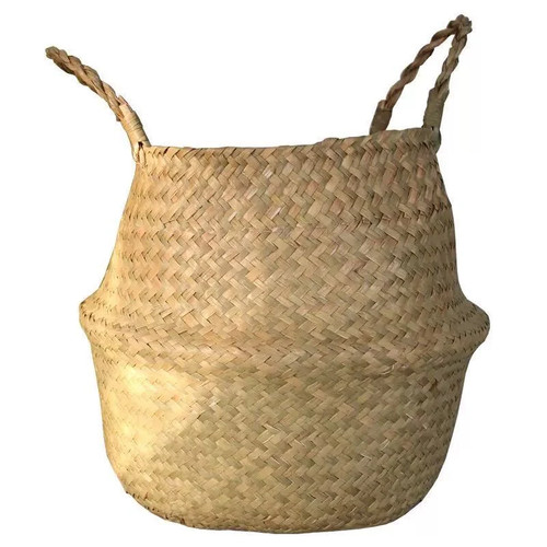 Scandinavian Style Wicker Handbasket Flower Pot - photo 4
