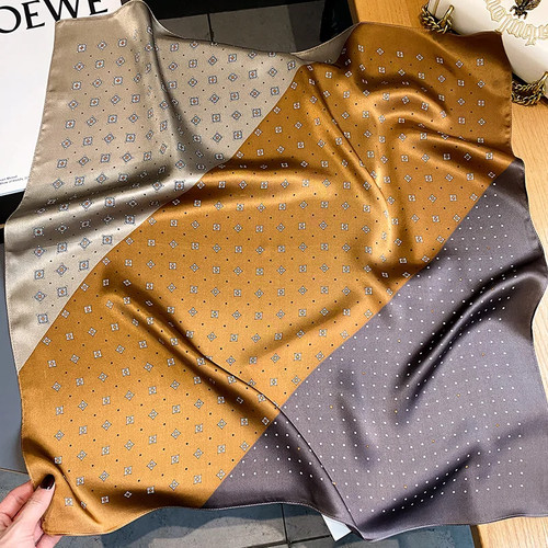 Luxury Brand Silk Scarf Square Women Shawls and Wraps