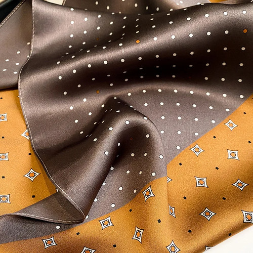 Luxury Brand Silk Scarf Square Women Shawls and Wraps - photo 4