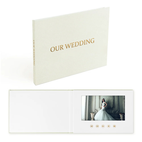 Multi functional commercial wedding video invitation letter