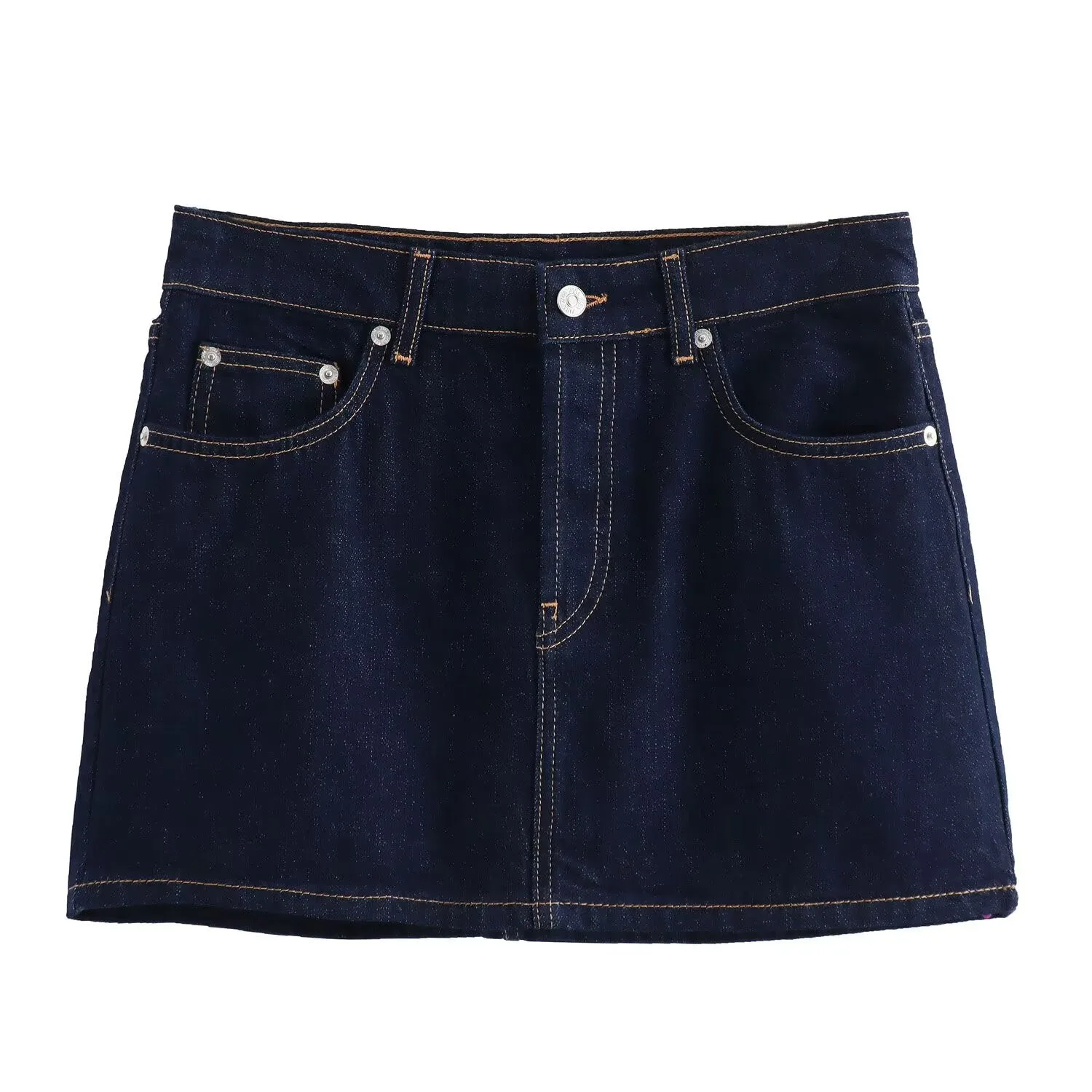 Women's Denim Mini Skirt - photo 5