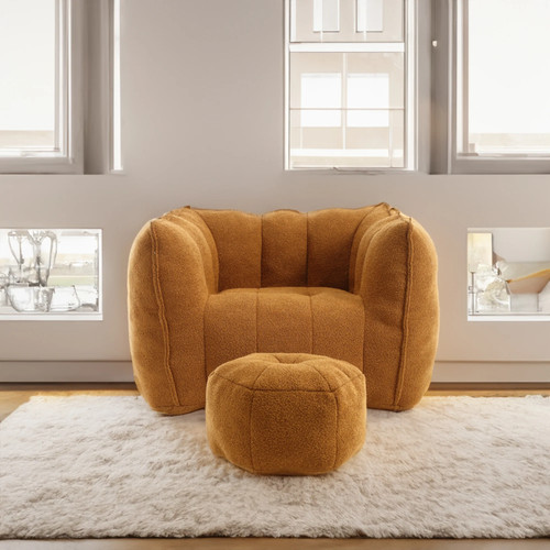 Soft Bean Bag Chair with High Resilient Foam