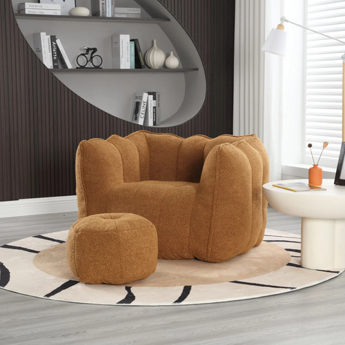 Soft Bean Bag Chair with High Resilient Foam - photo 3