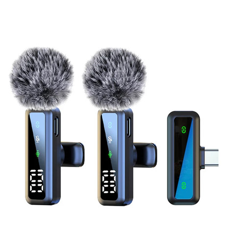 Wireless Lapel Microphone for Outdoor Computer Live Streaming