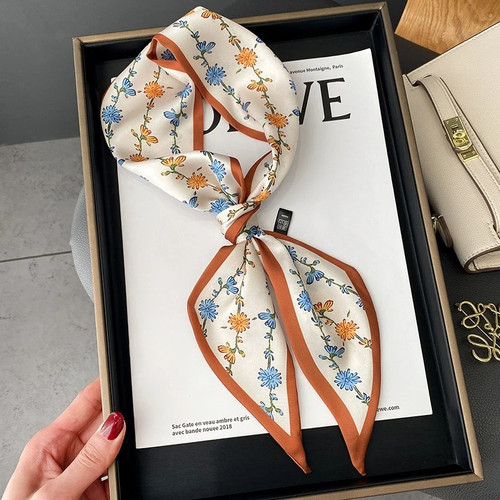 Floral Long Small Scarf - photo 2