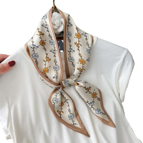 Floral Long Small Scarf - photo 4