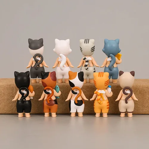9 Cute Cat Dolls with Meow Angel Doll Handheld Anime Cartoon - photo 2