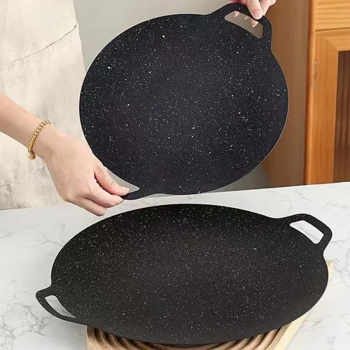 Outdoor Camping Griddle BBQ Grill Pan Korean Style Meat Grill - photo 2