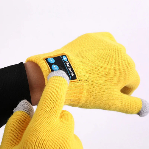Winter Wireless Bluetooth Gloves Built-In Touch Screen Speakers