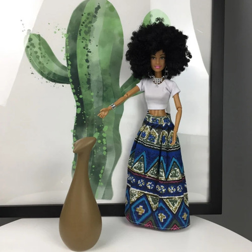 30CM African Black Doll with Moveable Joints - photo 2