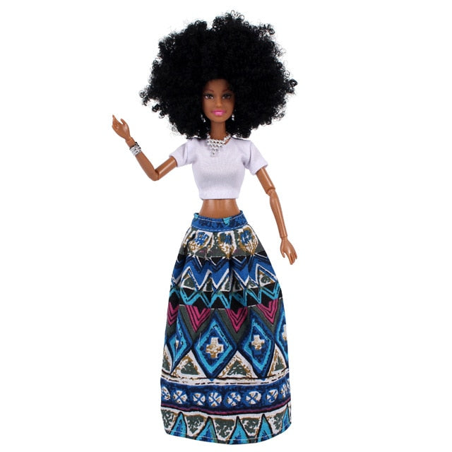 30CM African Black Doll with Moveable Joints - photo 3