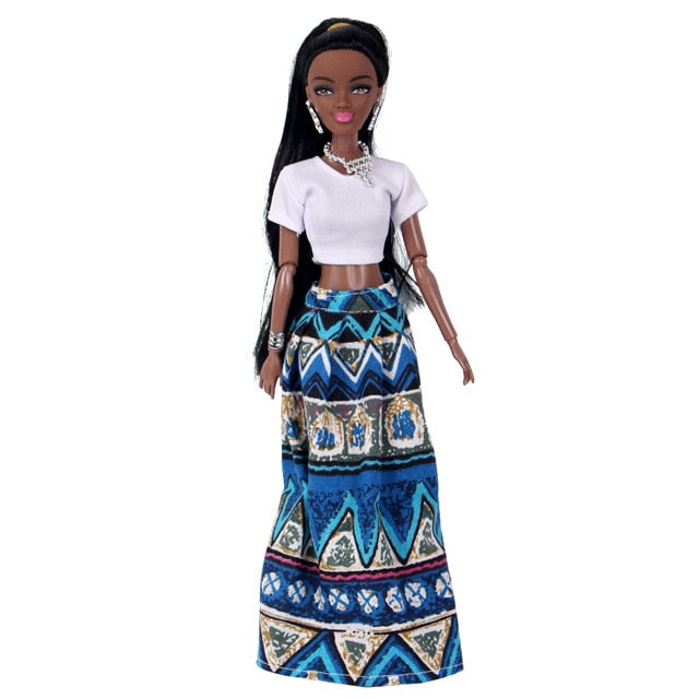 30CM African Black Doll with Moveable Joints - photo 5