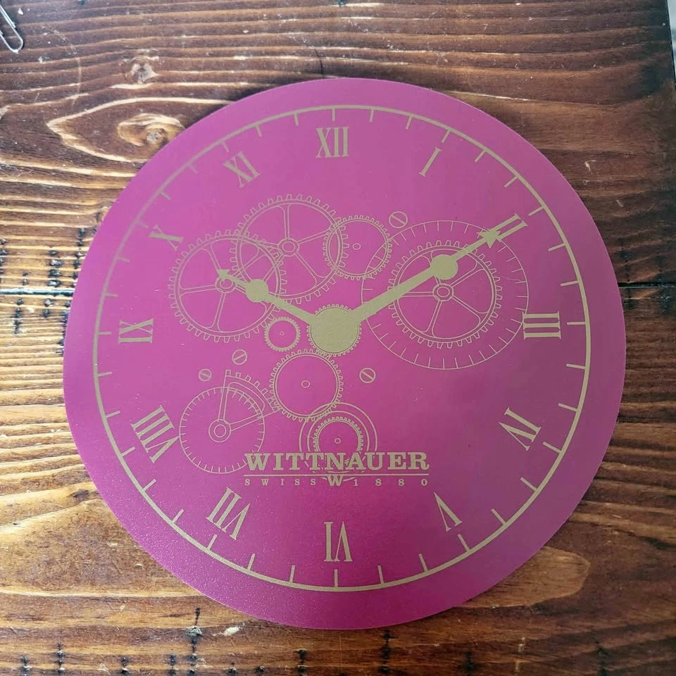New Wittnauer Genuine Watch Mat Pad 8 inch Maroon/Gold