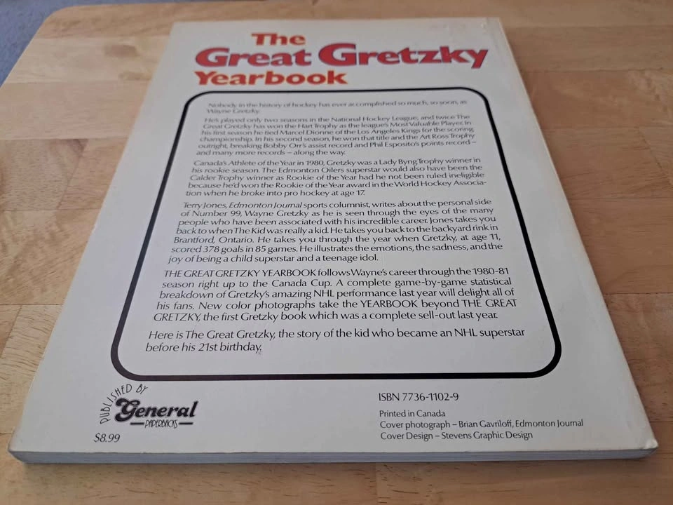 The Great Gretzky Yearbook 1981 Vintage Softcover Near Mint Cond - photo 3