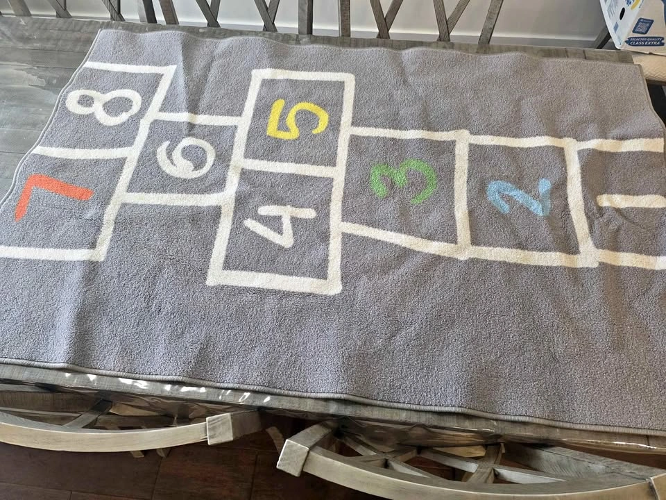 Children Hopscotch Play Rug / Kids Mat/IKEA kids