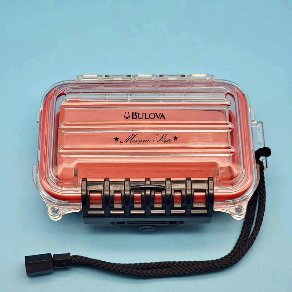 Plano Waterproof Case 6.5" x 4.67" x 2" Red/Clear