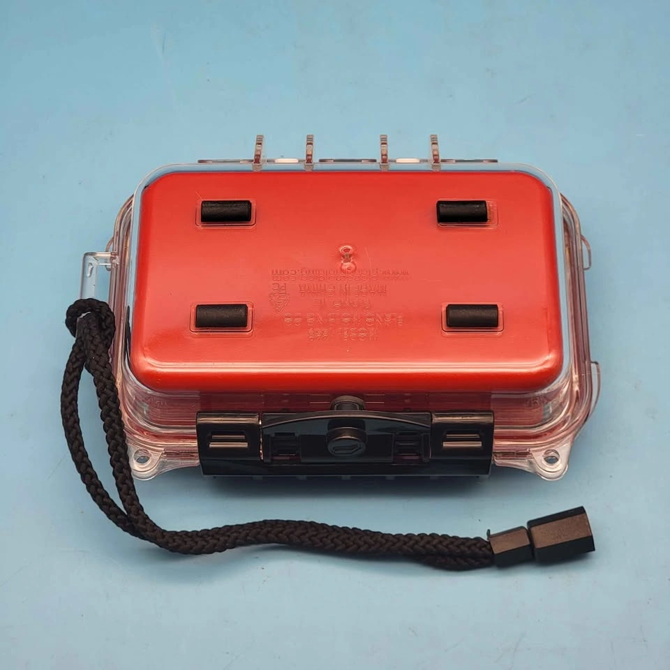 Plano Waterproof Case 6.5" x 4.67" x 2" Red/Clear - photo 2