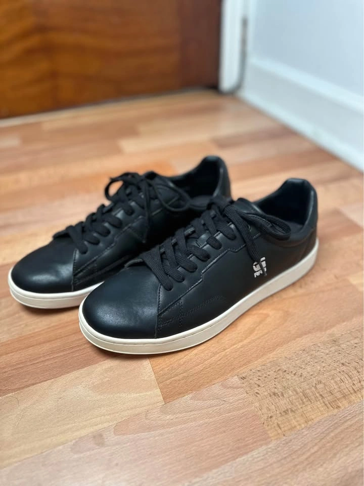 G-Star RAW Men’s Black Leather Low-Top Sneakers - US 12 - photo 2