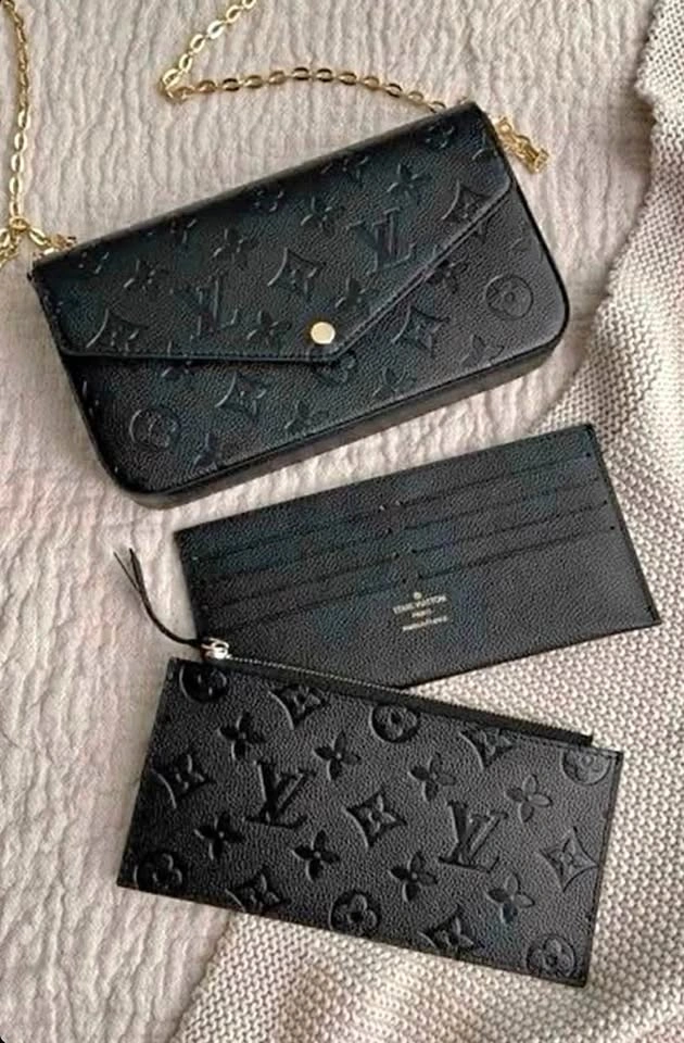 Louis Vuitton Félicie Pochette Monogram Empreinte Leather