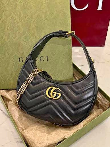Gucci GG Marmont Half-Moon Mini Bag