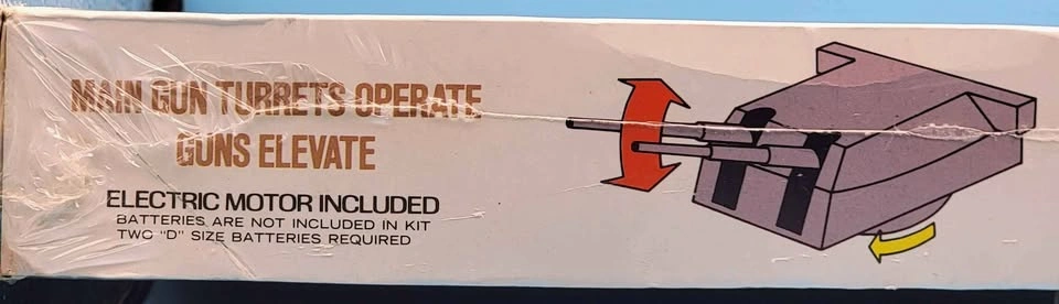 TIRPITZ (Motorized) German Battleship (1979) 1:350 Model Kit - photo 3