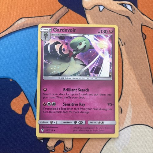 2018 Gardevoir 141/214 Sm-Lost Thunder Cosmos Holo NM
