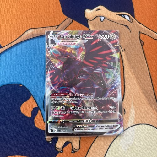 2021 Corviknight VMAX 110/163 Swsh05: Battle Styles Holo NM - photo 3