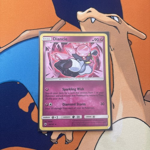 2017 Diancie 94/147 Sm-Burning Shadows Holo HP - photo 3