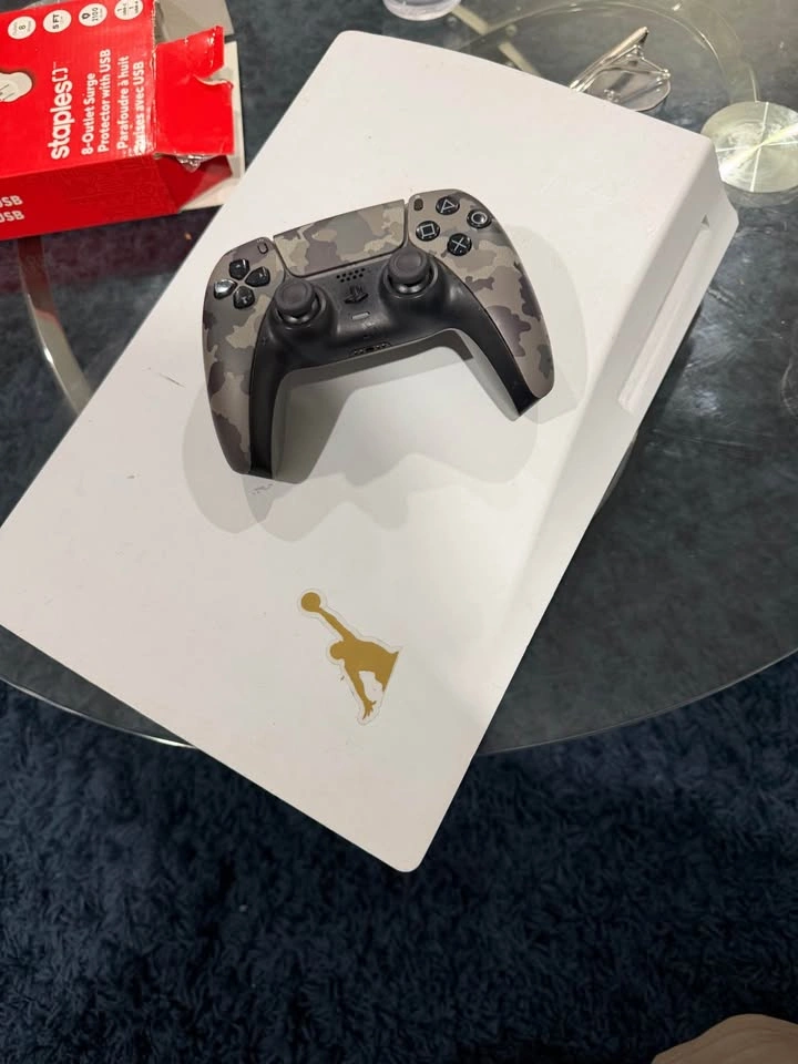 Sony PlayStation 5 Console disk with Camo DualSense Controller - photo 2