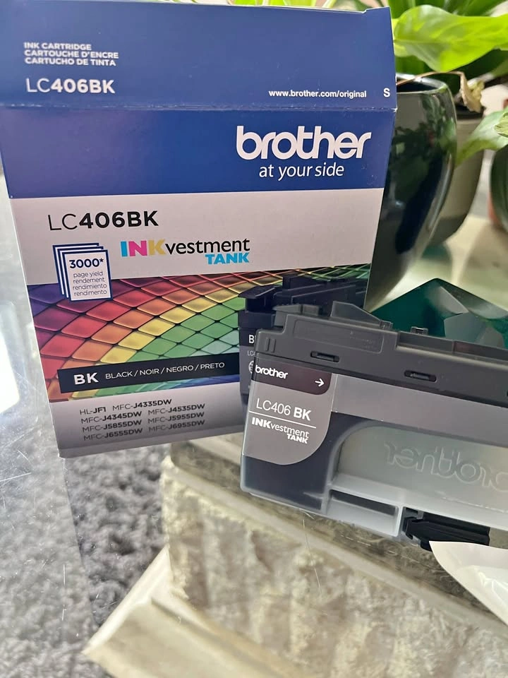 Brand New Brother LC406BK High Yield Black Ink Cartridge