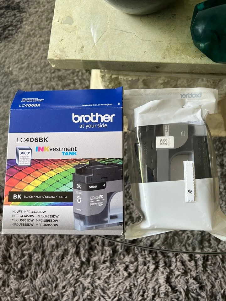 Brand New Brother LC406BK High Yield Black Ink Cartridge - photo 3