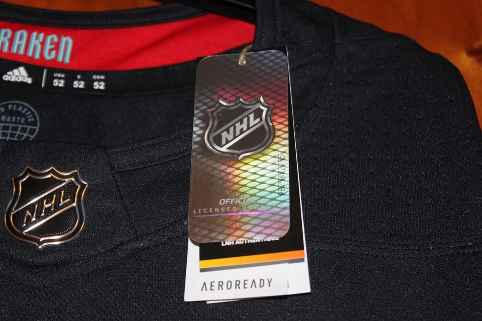 Seattle Kraken Adidas Primegreen NHL Jersey Size 52 With Tags - photo 3