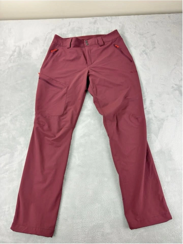 Rab Incline Pants Womens Small Red Matrix Softshell Hiking