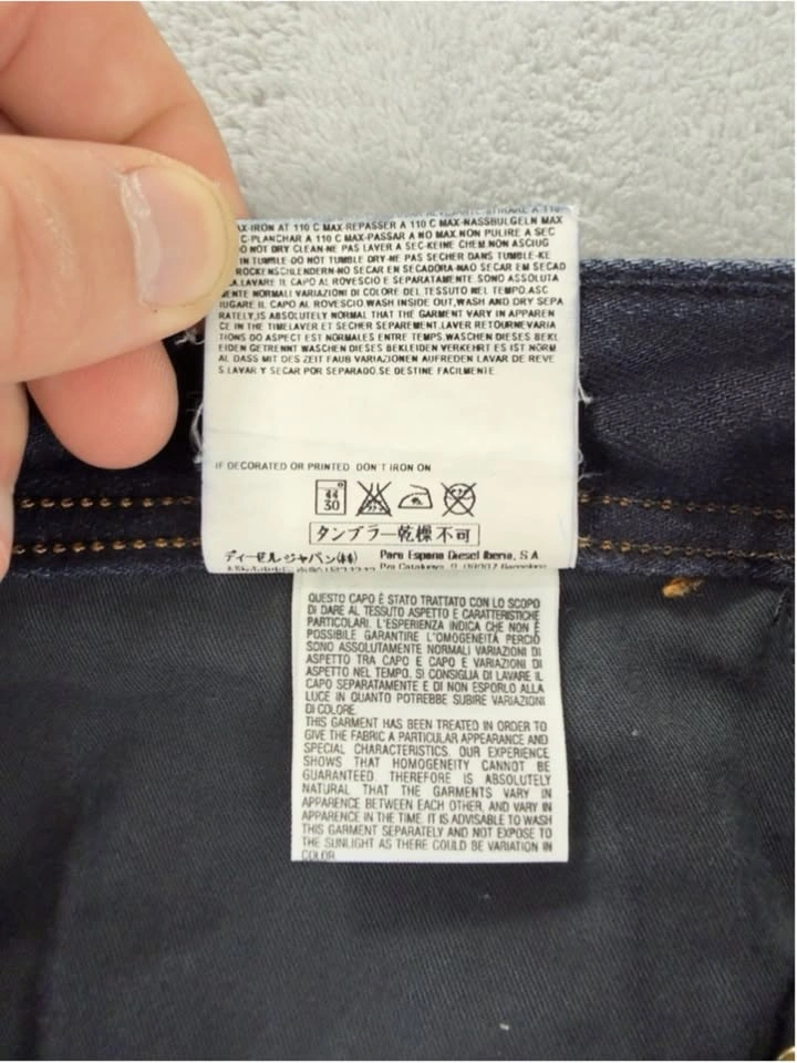 Diesel Trouleg Bootcut Jeans Men Size 32 W x 33 L Button Fly - photo 5