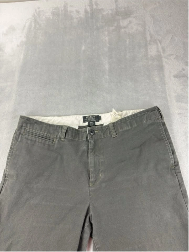 CC Filson Charcoal Grey Draftsman Canvas Chino Pants 38x31 - photo 5