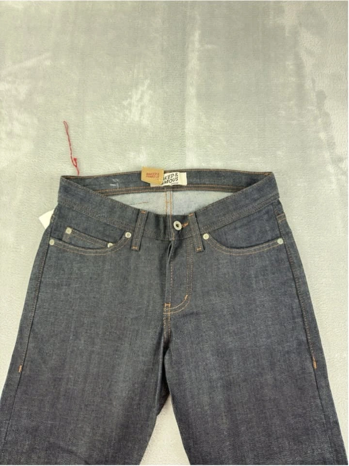 Naked & Famous NWT Men's WeirdGuy Stretch Red Selvedge Sz 28x31 - photo 4