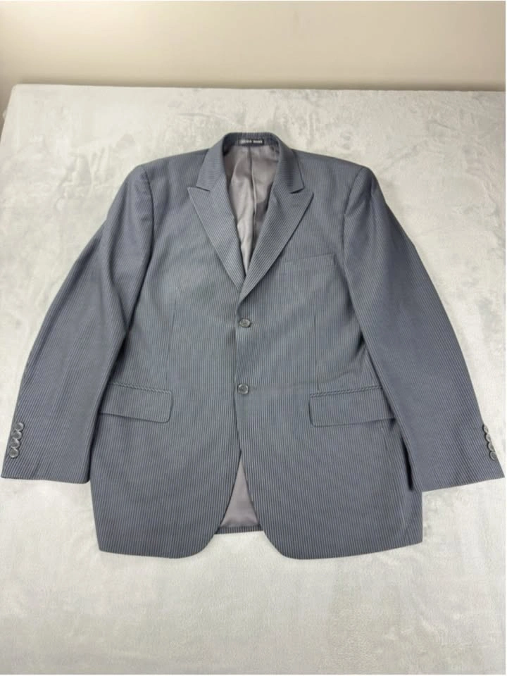 Boss Hugo Boss 2 Piece Set Pinstripe Men 85% Wool, 15% Polyester - photo 2