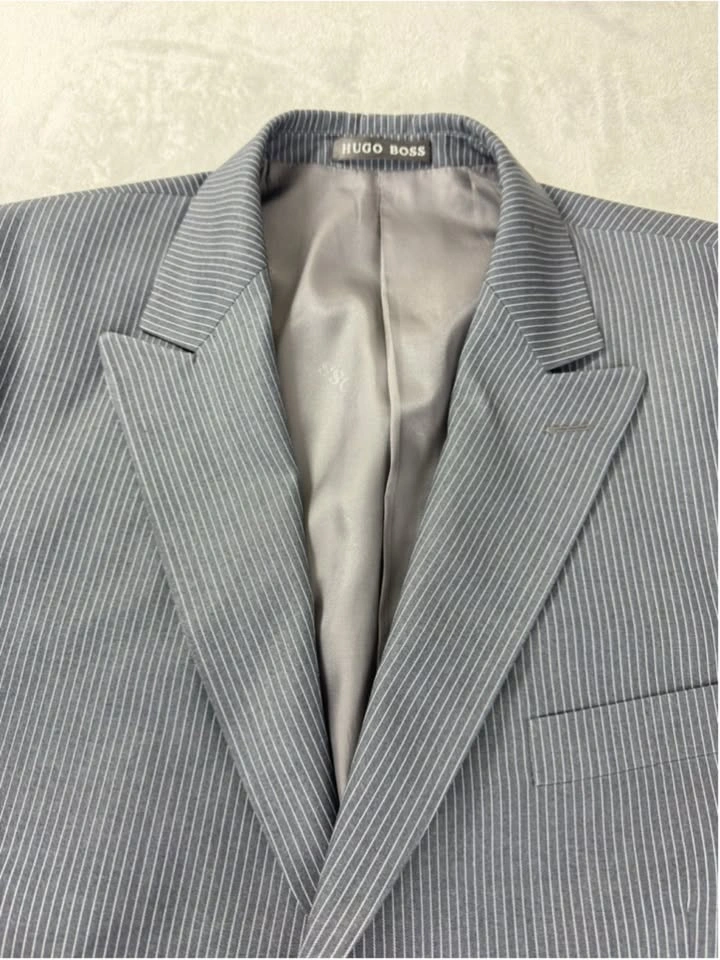 Boss Hugo Boss 2 Piece Set Pinstripe Men 85% Wool, 15% Polyester - photo 5