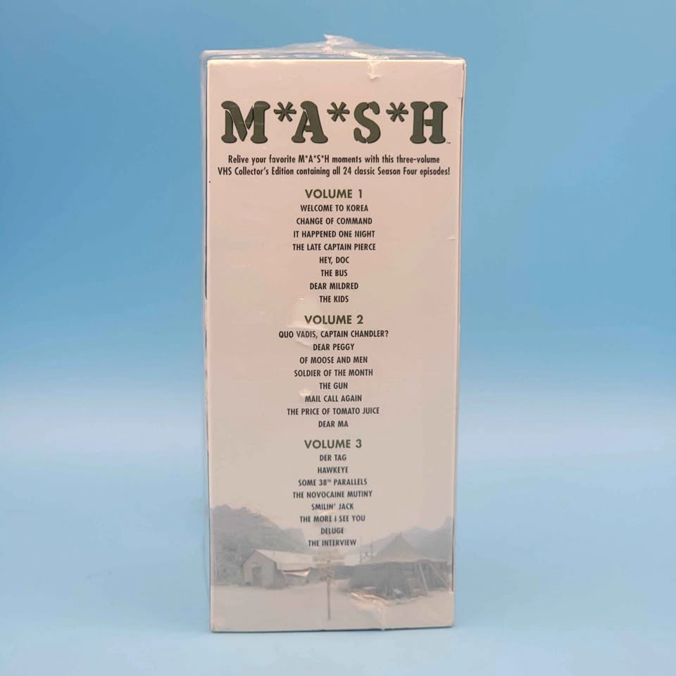 NEW/SEALED M*A*S*H TV Series Season 4 Complete 3 VHS Set - photo 2