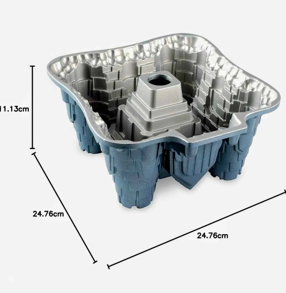 Nordic Ware PROCAST CASTLE BUNDT PAN Cast Aluminum Graphite - photo 5
