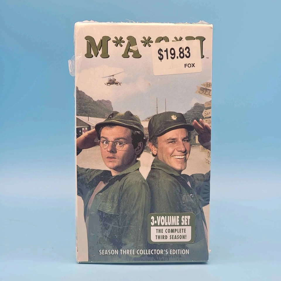 NEW/SEALED M*A*S*H TV Series Season 3 VHS 3-Tape Box Set
