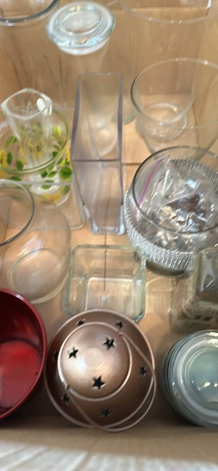 Assorted Glass Vases and Decorative Containers - $10 - photo 3