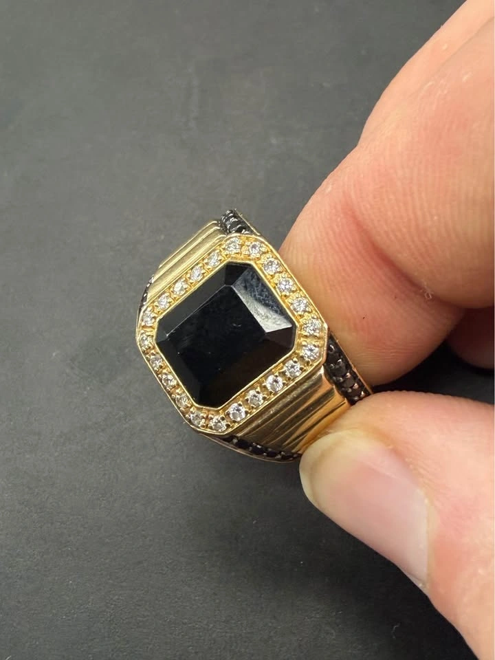 14KT 12.42GR Signet Ring SZ 10 - photo 4