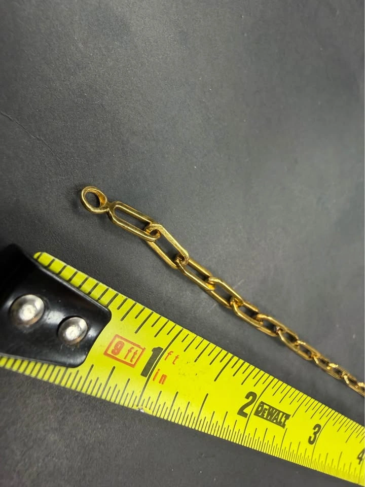 18KT 6.07GR 20IN Paperclip Chain - photo 4