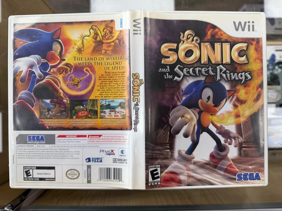 Sonic and the Secret Rings - WII CIB - photo 4
