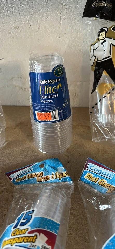 Shot Glasses, Café Express Tumblers, and Wine Glasses Bundle - photo 3